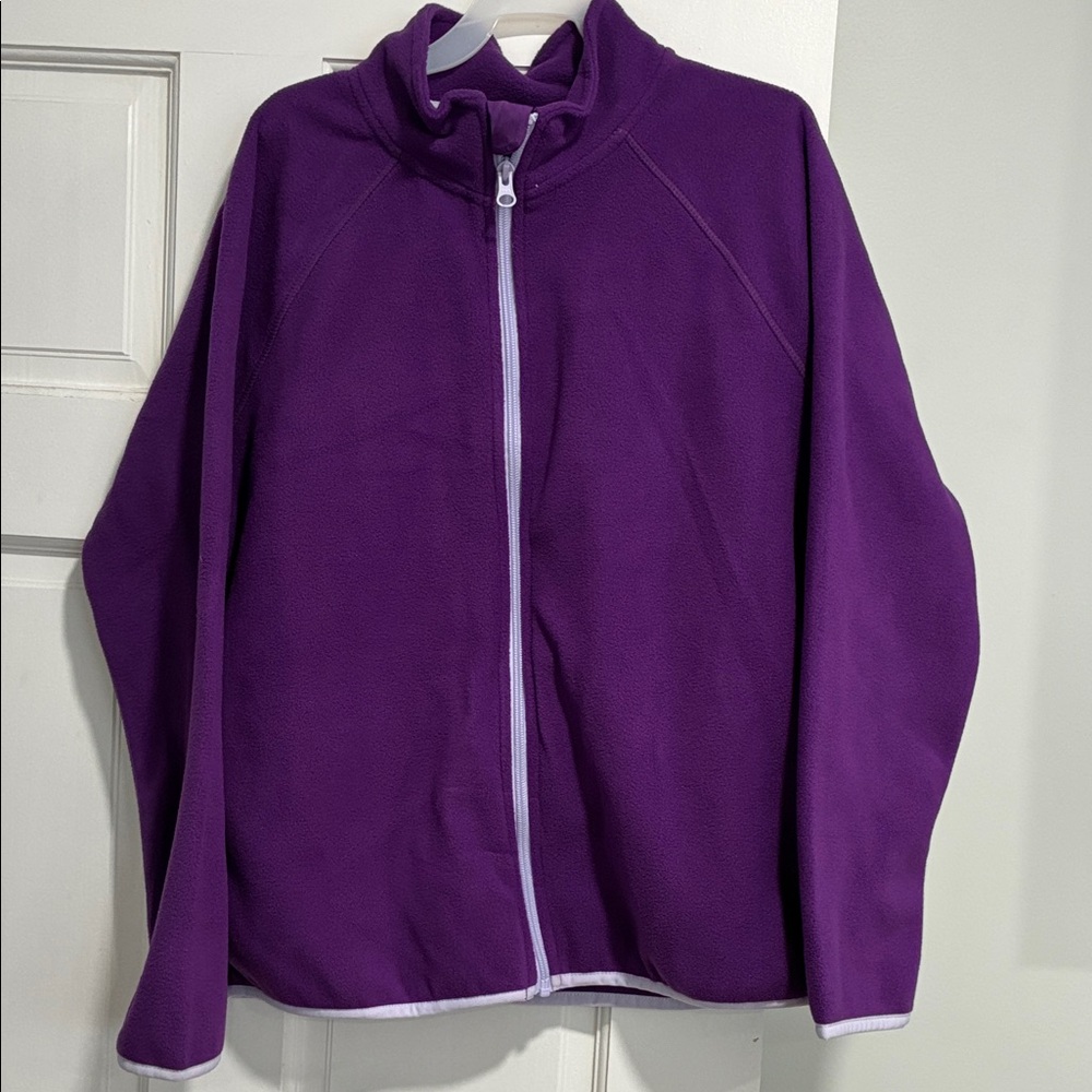 Wonder Nation Kids Purple Fleece Jacket